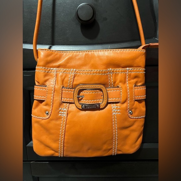 Tignanello orange crossbody bag - Picture 3 of 4
